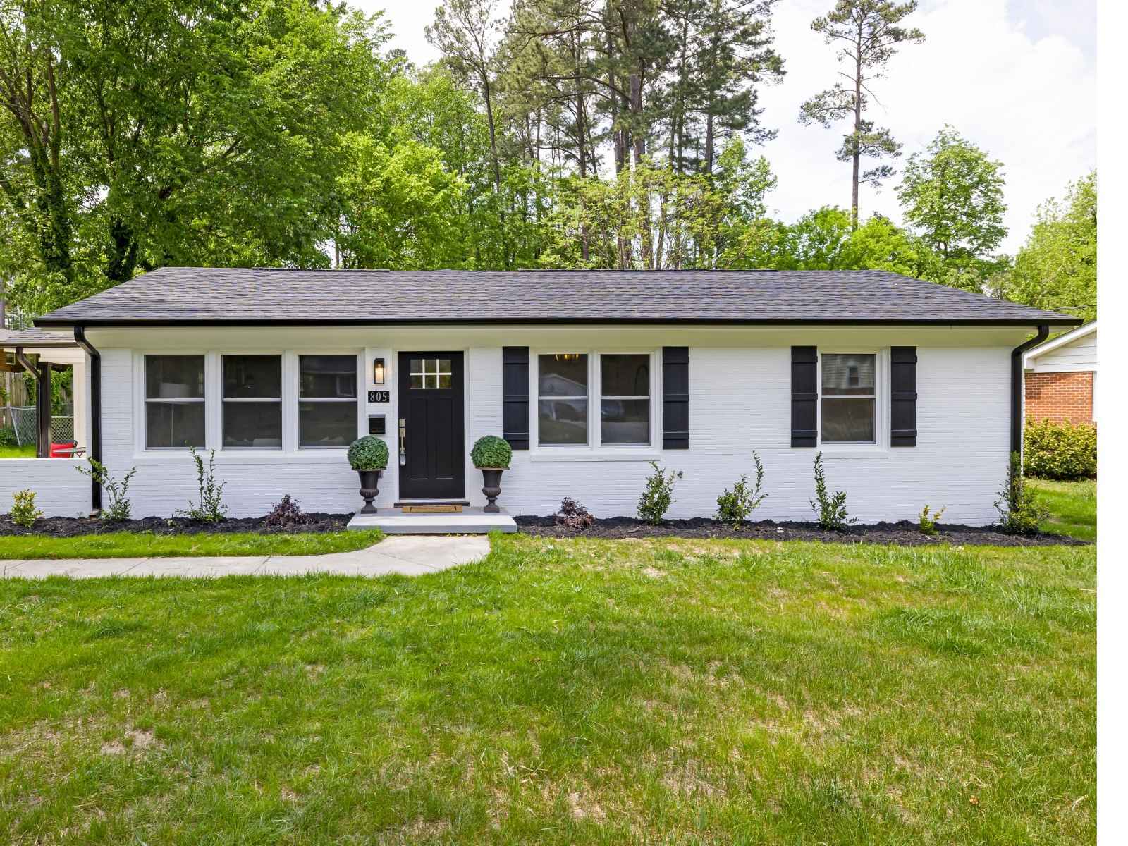 Updated windows on an older brick ranch home Updated windows on an older brick ranch home